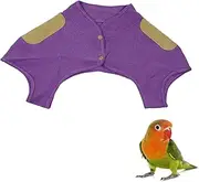 Toysructin Parrot Training Shoulder Cape, Parrot Anti Scratch Shoulder Protector, Parrots Bird Poop Clothing Protector Stand Anti Scratch Anklet Pet Shoulder Pad Diaper Shawl for Small Large Birds