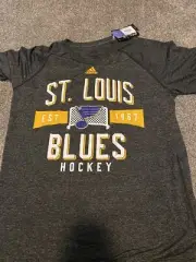 ST. LOUIS BLUES NHL Adidas Creator Performance Climalite T-Shirt Men’s XL NWT