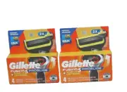 Gillette Fusion 5 Proglide Shield Defense Blade Refills - 8 Cartridges Total