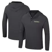 Men's Colosseum Charcoal Vanderbilt Commodores Dujour Ralgan Long Sleeve Henley