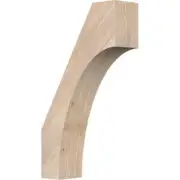 Ekena Millwork Bracket 16"x5.75"x28" Westlake Rustic Wood Knee Brace Douglas Fir