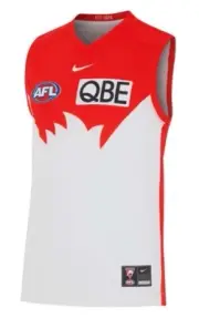 Sydney Swans AFL 2024 Home Guernsey Sizes S-3XL!