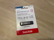 SanDisk 128GB iXpand Flash Drive Luxe for iPhone Lightning and USB Type-C