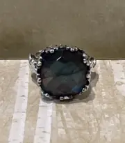 NWT Sundance Catalog Silver Labradorite “Gray Gardens Ring” Size 7 $168
