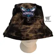 Mitchell & Ness Size L/XL NBA Charlotte Hornets Acid Wash Bucket Hat Brand New