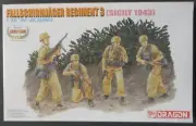 Dragon 1/35th Scale Fallschirmjager Regiment 3 Sicily 1943 Figure Set No. 6195