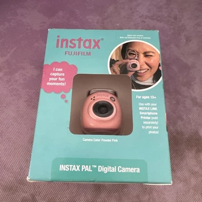 Fujifilm INSTAX PAL Digital Camera w/ Multi-Use Detachable Ring - Powder Pink