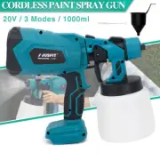 High Pressure Spray Gun Cordless Airless Paint Sprayer For Makita 18V Battery