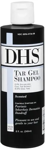 DHS TAR SHAMPOO GEL 8OZ coal tar TOPICAL SHAMPOO 0.5 % X 3 BOTTLES
