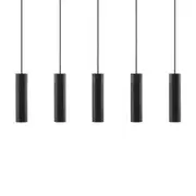 Nordlux Tilo 5 Light Nordic Timber Linear Pendant Light