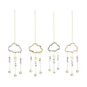 Elegant Crystal Wind Bells Sun Catcher Pendant Sparkling Crystals Pendant
