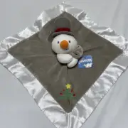NWT Baby Gund My First Christmas Snowman Lovey Plush Security Blanket