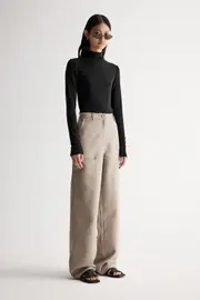 Lydia Pant Latte Size 10 | Elka Collective