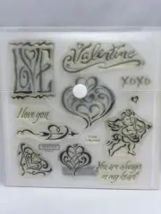 Close to My Heart Acrylix Clear Stamps - IN MY HEART Valentine Cupid D1245