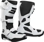 Shot Race 4 Motocross Boots, black-white, Size 45 for Men Black White