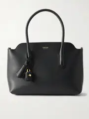 [TOM FORD] TOM FORD - Medium Leather Tote - Black - One size One size Black