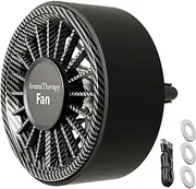 AC Fan for Car | USB Car Fan for Air Vent,Scent Decoration with Colorful Light Small Cooler Device for Van Vehicle Pickup RV Truck Room