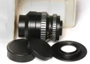 CARL ZEISS TEVIDON 70mm 2.8 lens C-mount M25 & M4/3 adapter NEW 0674