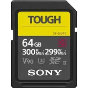 Sony SD Memory Card 64GB SF-G Tough Series UHS-II