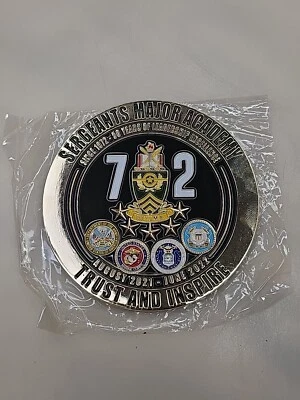 HUGE ARMY SERGEANTS MAJOR ACADEMY USASMA ULTIMA CHALLENGE COIN 50th Anniversary