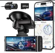 REDTIGER F7N-4K DashCam Front and Rear Built-In Wifi GPS 4K+1080P Dual DashCam
