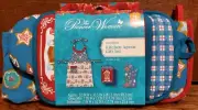 3Pc The Pioneer Woman Kitchen Gift Set Gingerbread Apron Oven Mitt Potholder NEW