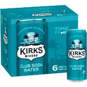 Kirks Soda Water Can 250mL