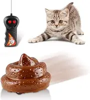 Ufurty Remote Control Poop Toys, RC Fake Poop Fast Move Poo Shit Poop Car Animal Prank Toys Cat Interactive Poop Toy Games for Halloween, April Fools Day, Party - Kids Pets Funny Toy Gifts, Brown