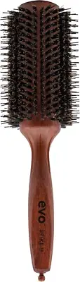 Evo Spike Radial Hair Brush - Professional Boar Bristle Blow Dryer Vent Defining