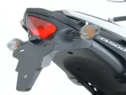 Honda CBR500R 2013-2015 black R&G racing tail tidy licence number plate holder