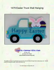 Easter Truck Wall Hanging-Plastic Canvas Pattern or Kit