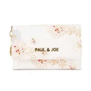 日本 PAUL & JOE ACCESSOIRES Chrysantheme 名片夾/ Ivory