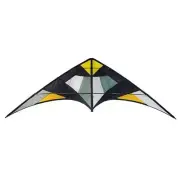 "Insync /YELLOW" Dual Line Stunt Kite with "Dyneema" Spectra Line & Wrist Straps
