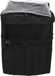 Heater Pump Cover Polyester Canvas Waterproof Spa Heater Pump Cover with Zipper and Transparent PVC Top Window for Inflatable Hot Tub Universal Fit 16.9x14.9x21.2 Inches