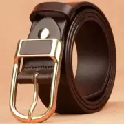 Genuine leather belt for men, designed with automatic buckle, high quality