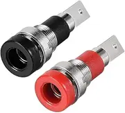 XYWHPGV 1 Pair Binding Post Terminal, M8 Thread Power Amplifier Speaker Connector, Banana Plug Jack Socket 1.14-Inch Length(594f1 b6511 03d6d ea596 82d2f f257f