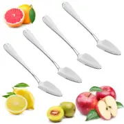 Stainless Steel Spoon Baby Grapefruit Spoons Serrated Watermelon
