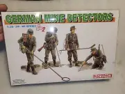 Dragon WW II German Mine Detectors Soldier Figures #6280 1/35