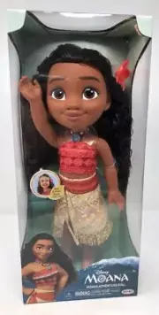 DISNEY Moana 14” Doll & Wooden Bangles Bracelet Activity BUNDLE SET. BOTH NEW