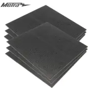 (6) ABS Plastic Sheet 12in x 12in Grid Plate Pre-Scored Custom Install Designs