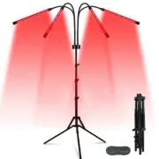 4/5Light Bars Red Light Therapy Device Infrared Therapy Lamp with Stand, 660Nm&8