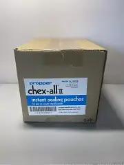 (500 Count) New! PROPPER Chex-all II Instant Sealing Sterilization Pouches 3”x8”