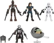 STAR WARS - Mission Fleet - 2.5" Defend The Child 5-Pack - The Mandalorian, Cara Dune, IG-11, Stormtrooper, Baby Yoda - Grogu with Acc - Action Figure and Toys for Kids - Boys and Girls - Ages 4+