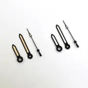 3PCS Watch Hands Black Edge Green Luminous Watch Hands Set For NH35/NH36/4R/7S