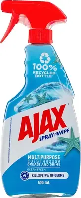 Ajax Spray N' Wipe Multi-Purpose Cleaner Trigger, Antibacterial Disinfectant,...