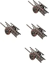 BESPORTBLE Pcs Retro Shopping Cart Model Vintage Cart Decor Iron Trolley for Home Bar