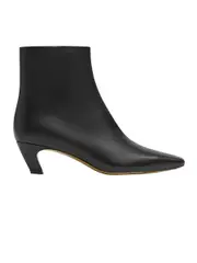 Nelson Made | Dora Ankle Boot in Black Leather | The UNDONE