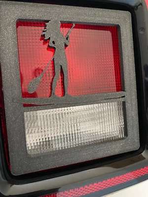 Paddle Surfer 3D Blk k for Jeep Wrangler JK/JKU/JL Rear Tail Light cover - Love