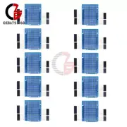 10 PCS Prototype UNO R3 Shield Board DIY FR-4 Fiber 2mm+2.54mm Pitch For Arduino