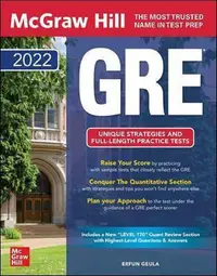 在飛比找誠品線上優惠-McGraw Hill's GRE 2022